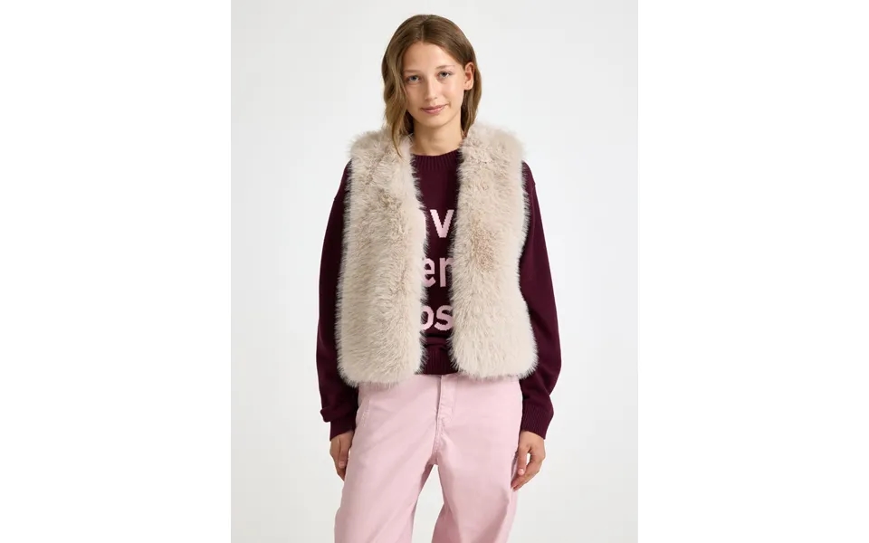 Gilet In Faux Fur