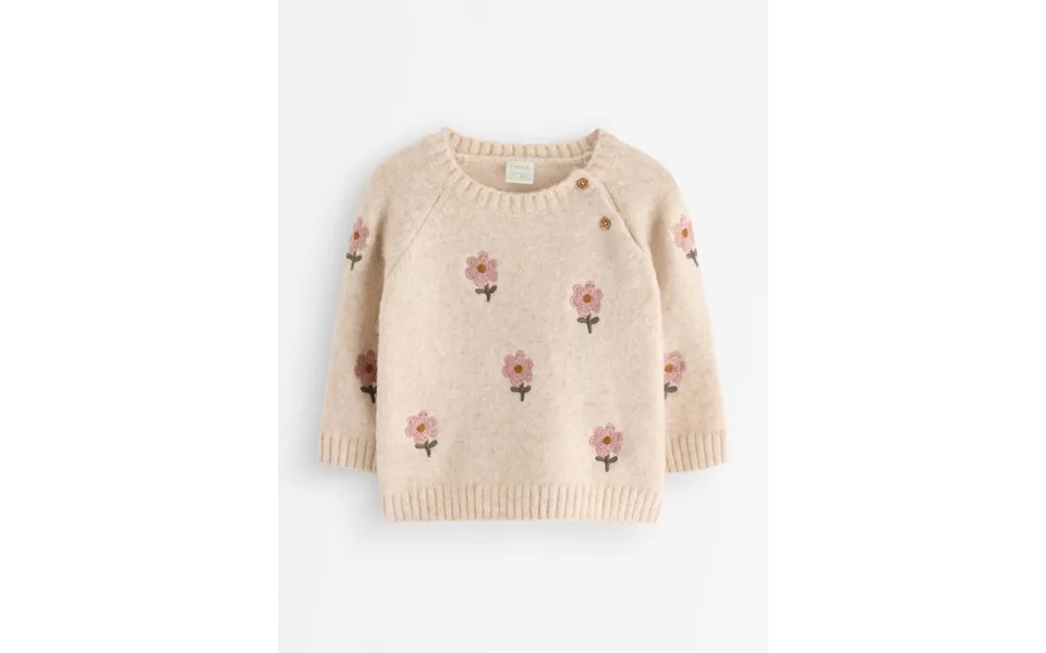 Knitted Jumper With Embroidery