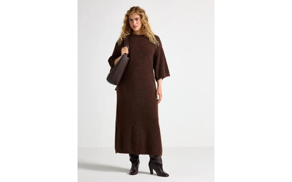 Knitted Midi Dress In Wool Blend