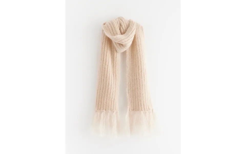 Knitted Scarf In Mohair Blend