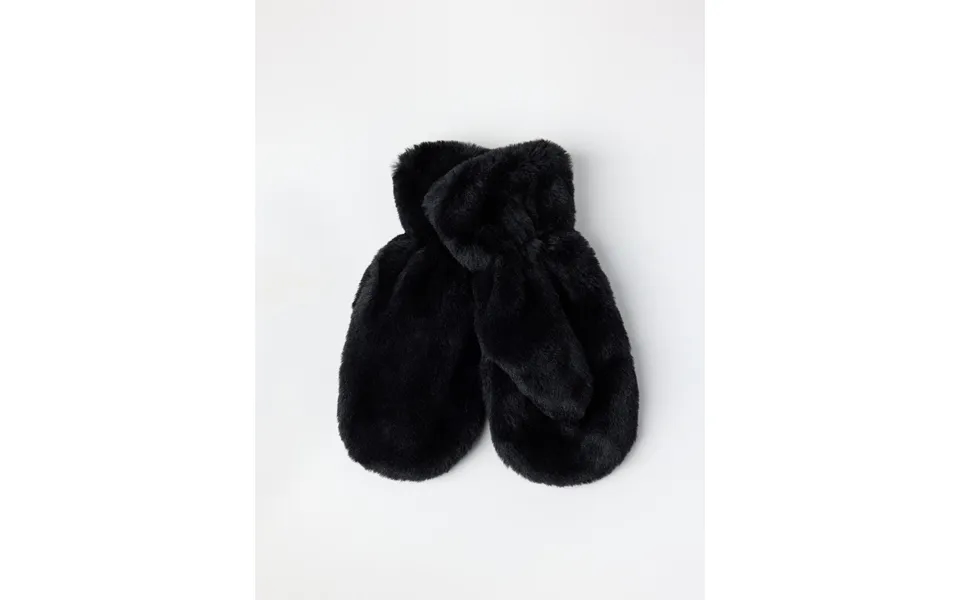 Mittens In Faux Fur