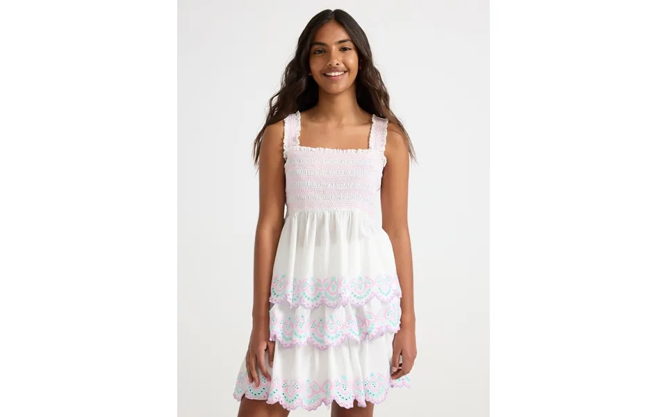 Peplum Top With Embroidery