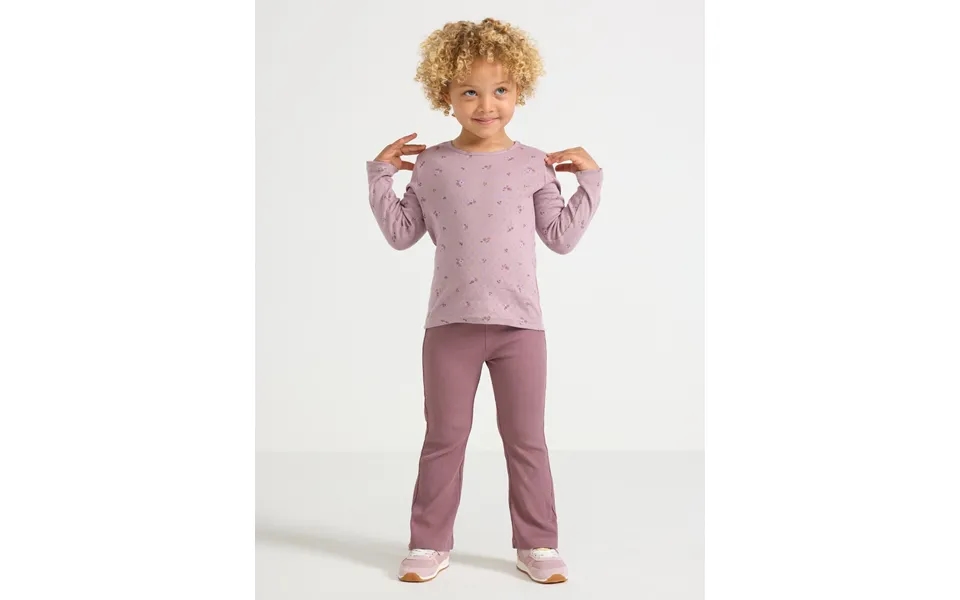 Ribbed Flared Leggings