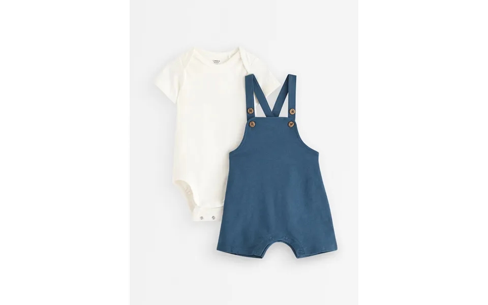 Set - Bodysuit And Dungarees