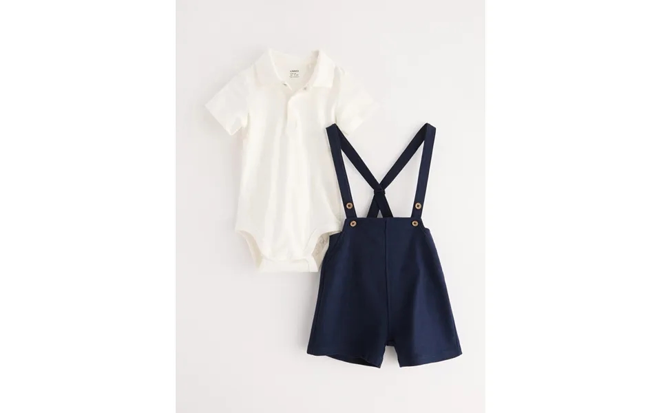 Set - Bodysuit And Dungarees