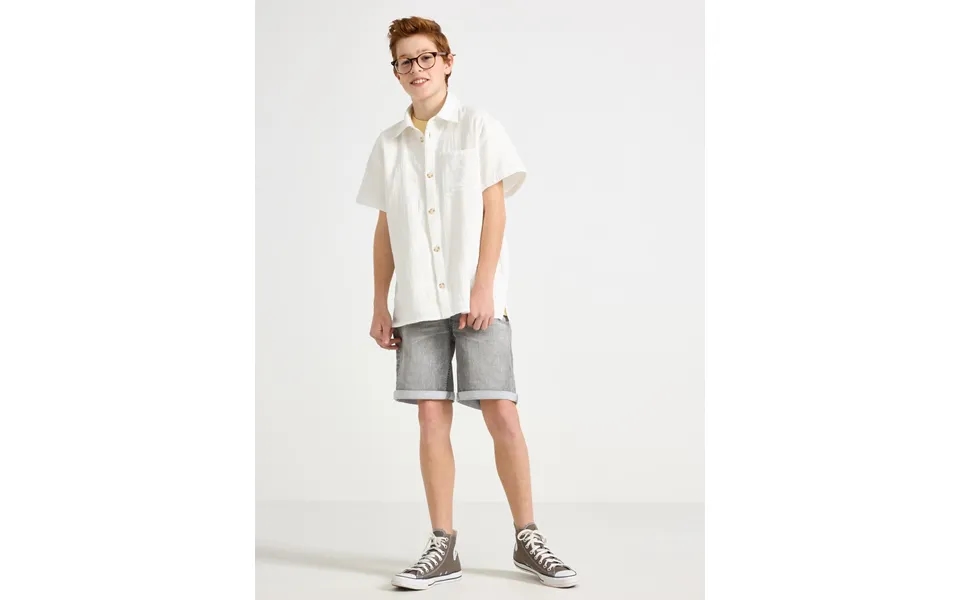 Staffan Straight Leg Denim Shorts With Superstretch