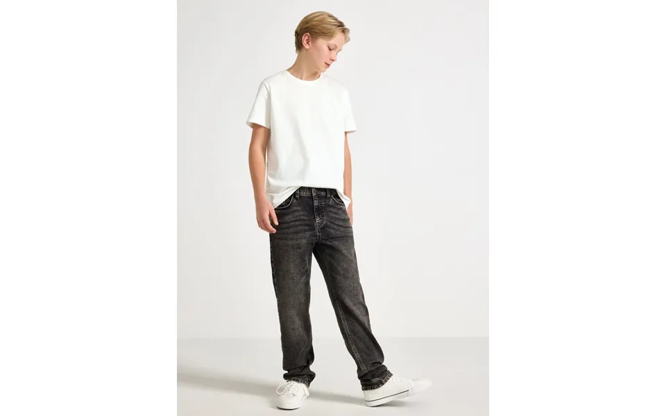 Staffan Straight Regular Waist Super Stretch Jersey Jeans