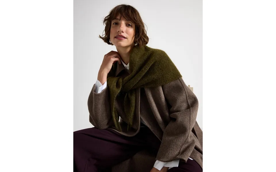 Triangle Scarf In Mohair Blend