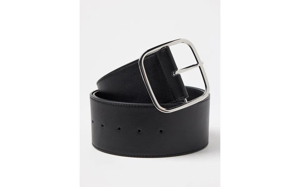 Wide Belt In Imitation Leather