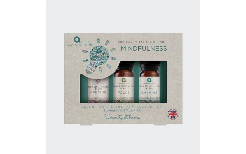 Aroma Home Essential Oils Mindfulness 3 Pack