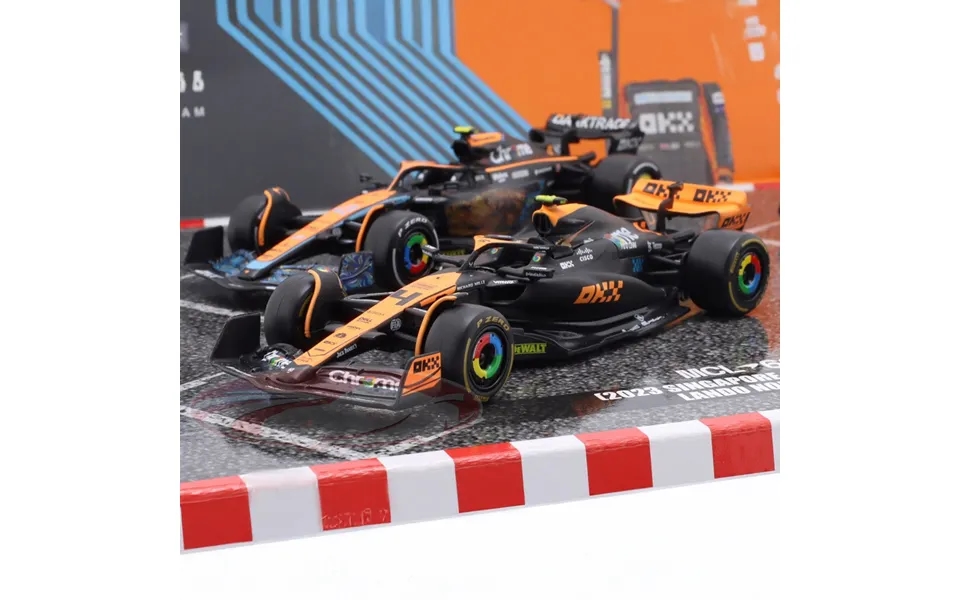 Bburago F1 Mclaren Lando Norris Highlights 1 43 Scale Set
