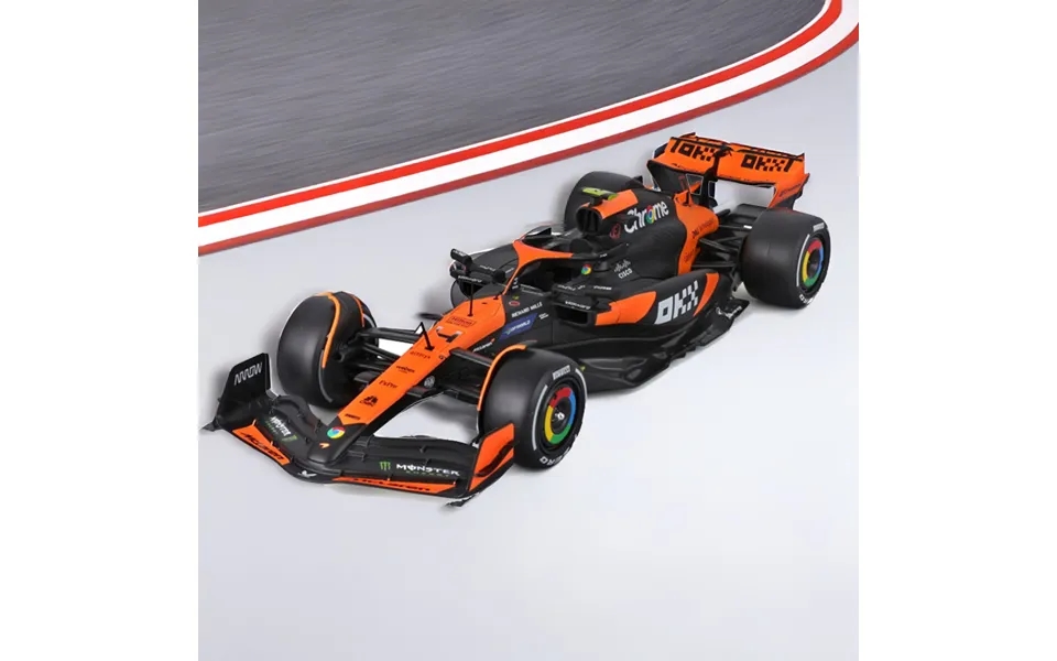 Bburago F1 Mclaren Mcl38 2024 Miami Norris 1 24 Scale Set