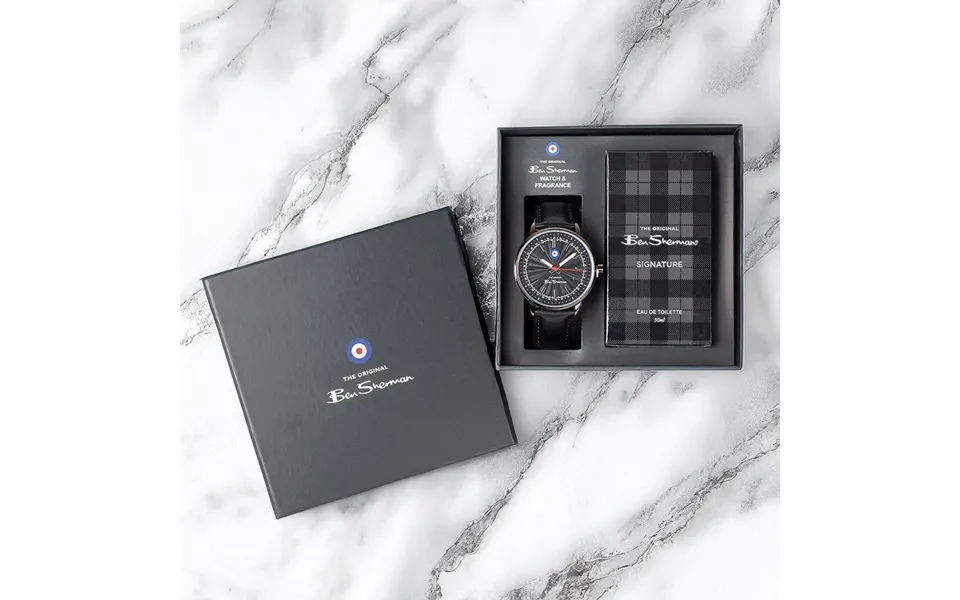 Ben Sherman Black Watch & Fragrance Set