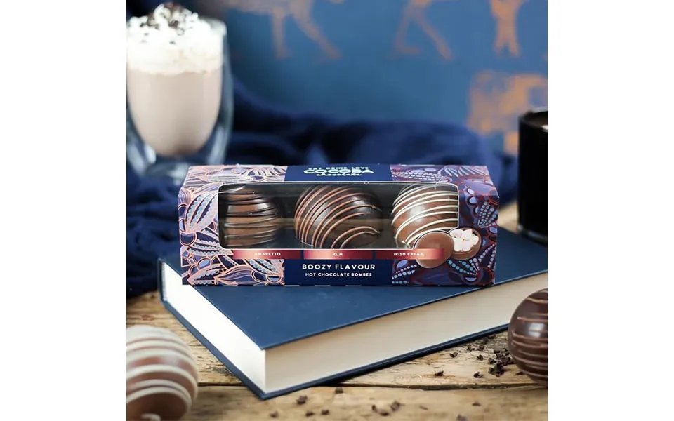 Boozy Flavour Hot Chocolate Bombs