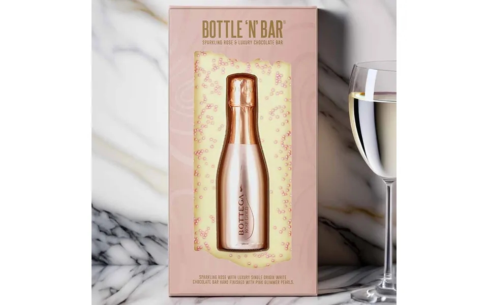 Bottle N’ Bar Sparkling Rosé And White Chocolate