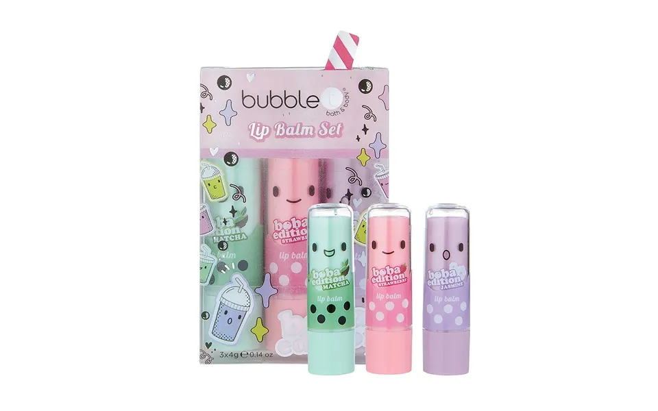Bubble T Lip Balm Set Boba Edition