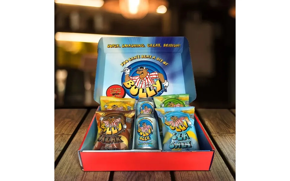 Bully Bullseye Beer & Snacks Gift Set