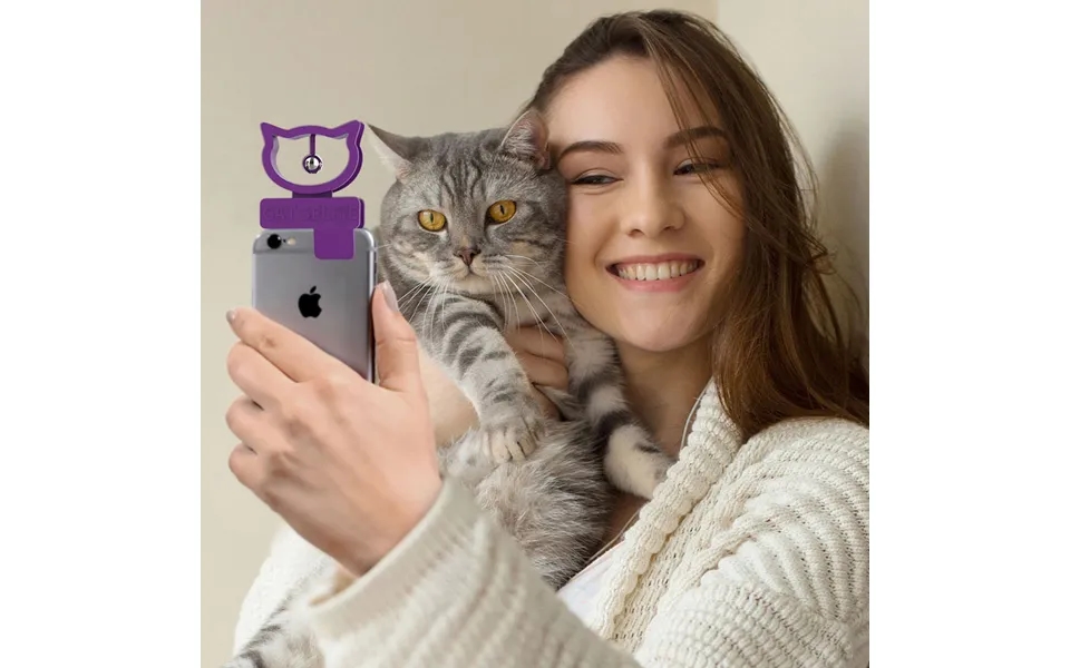 Clip-on Cat Selfie Accessory