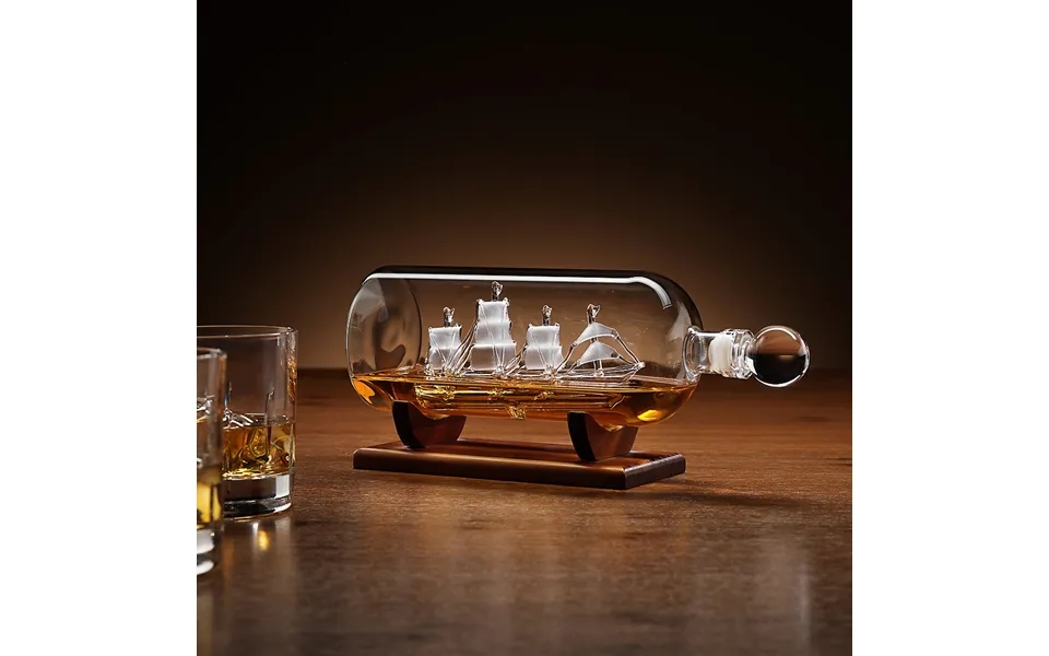 Connoisseur Creations Ship In A Bottle Decanter