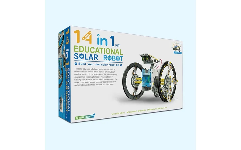 Construct & Create 14 In 1 Solar Robot Kit