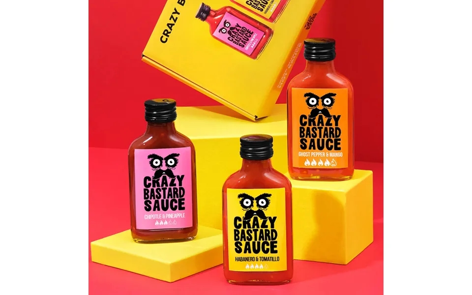 Crazy Bastard Hot Sauce Set