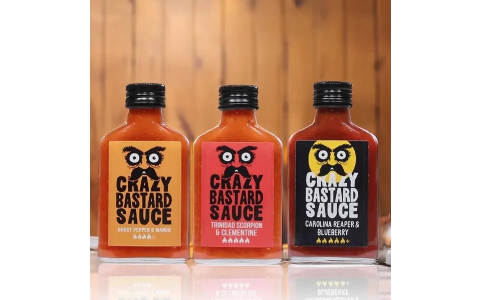 Crazy Bastard Hottest Sauce Set