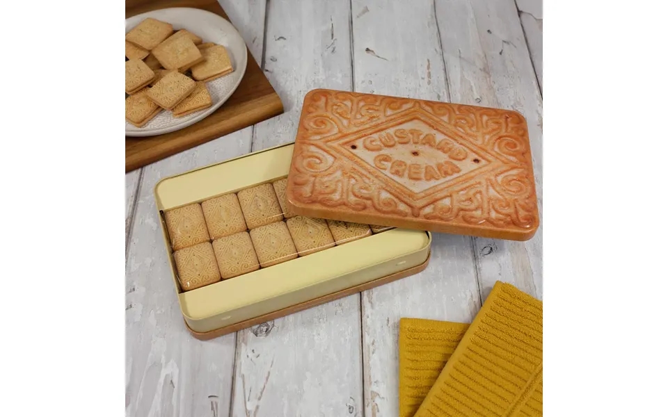 Custard Cream Biscuit Tin