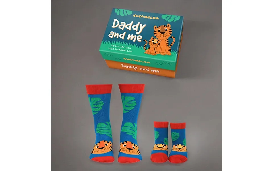 Daddy And Me Tiger Socks - 1-2 Years