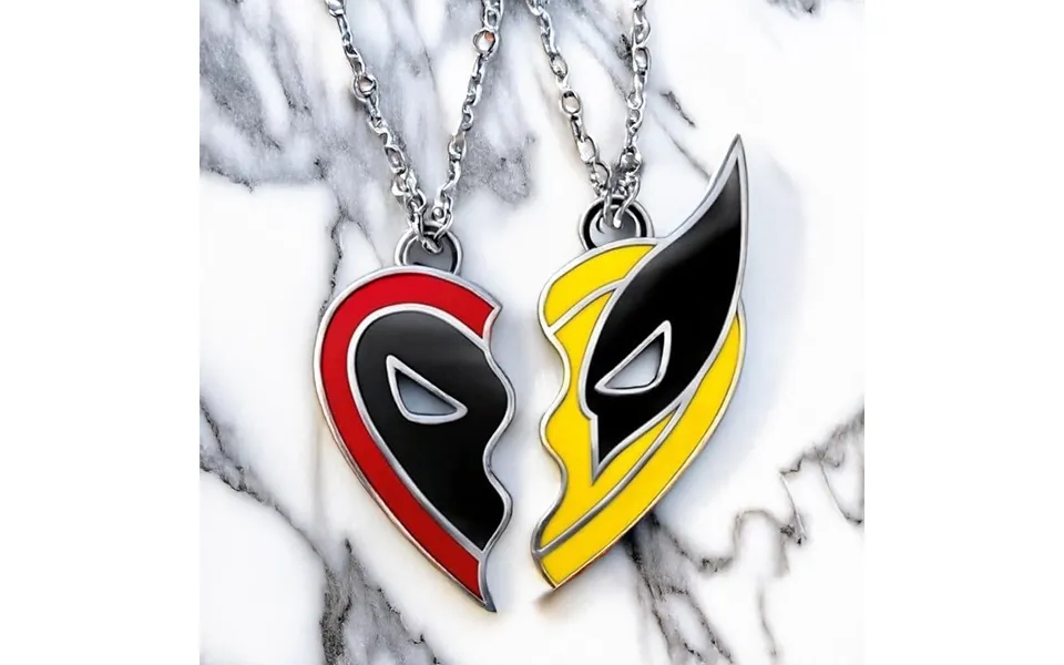 Deadpool & Wolverine Best Friends Forever Pendant Set