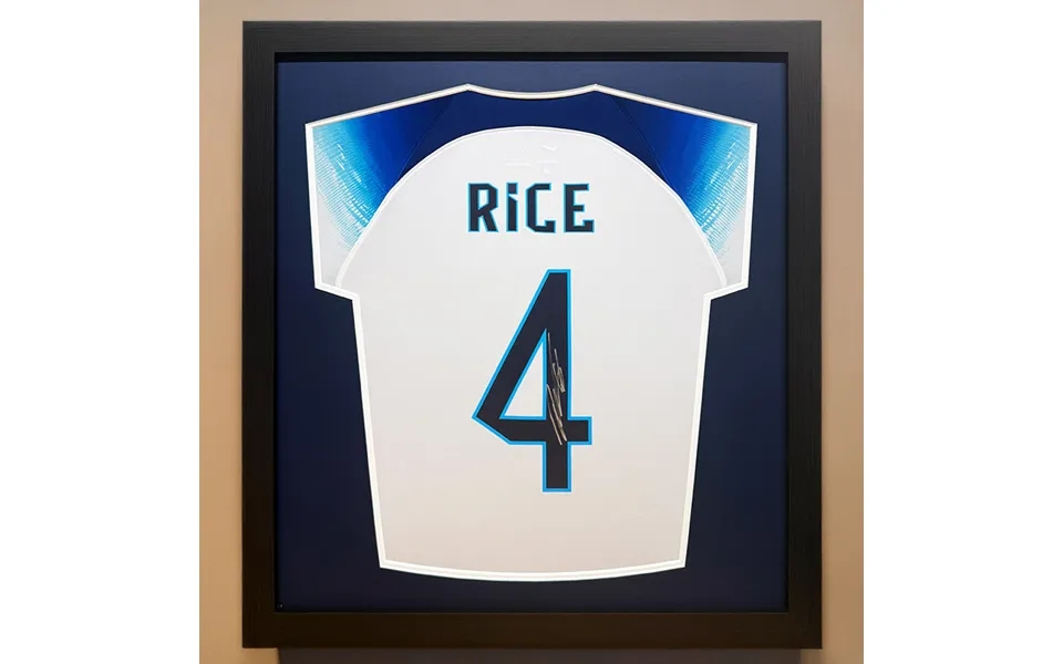 Declan Rice Signed England Shirt - Framed