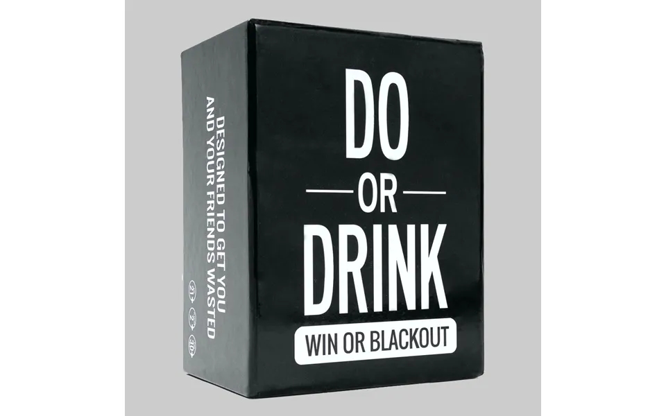 Do Or Drink Win Blackout Adult Party Game
