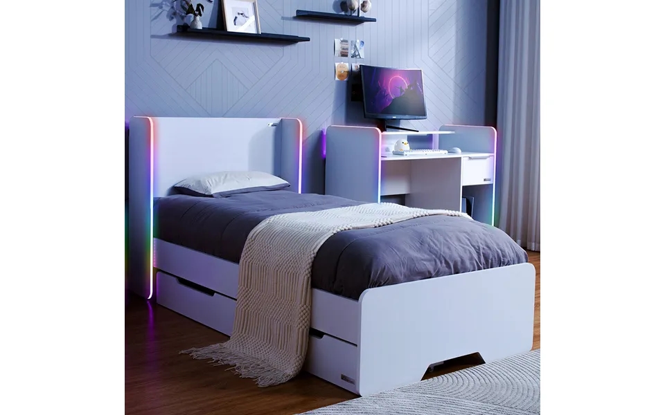 Electra Led Single Bed With Storage