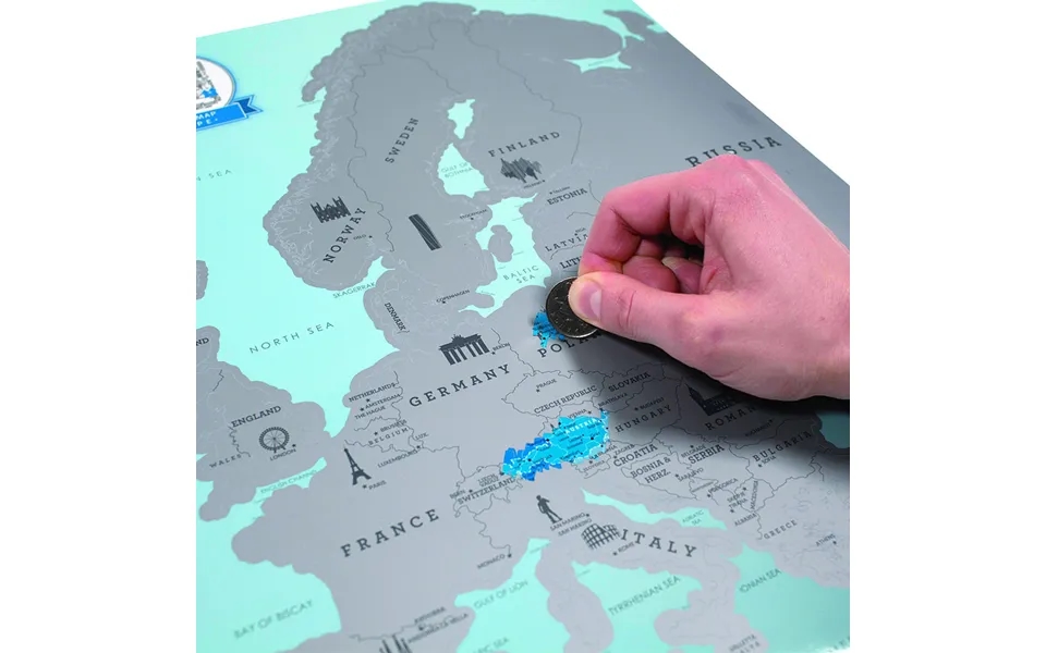 Europe Scratch Map