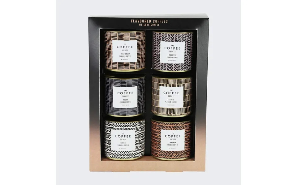 Flavoured Coffees Gift Set 6 Pack
