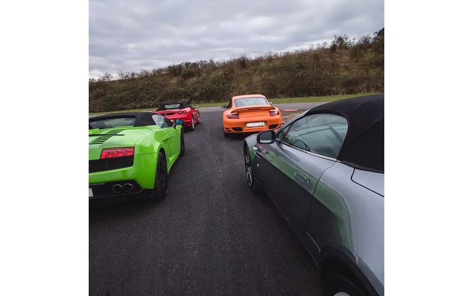 Four Supercar Blast Plus High Speed Passenger Ride And Photo - Weekday