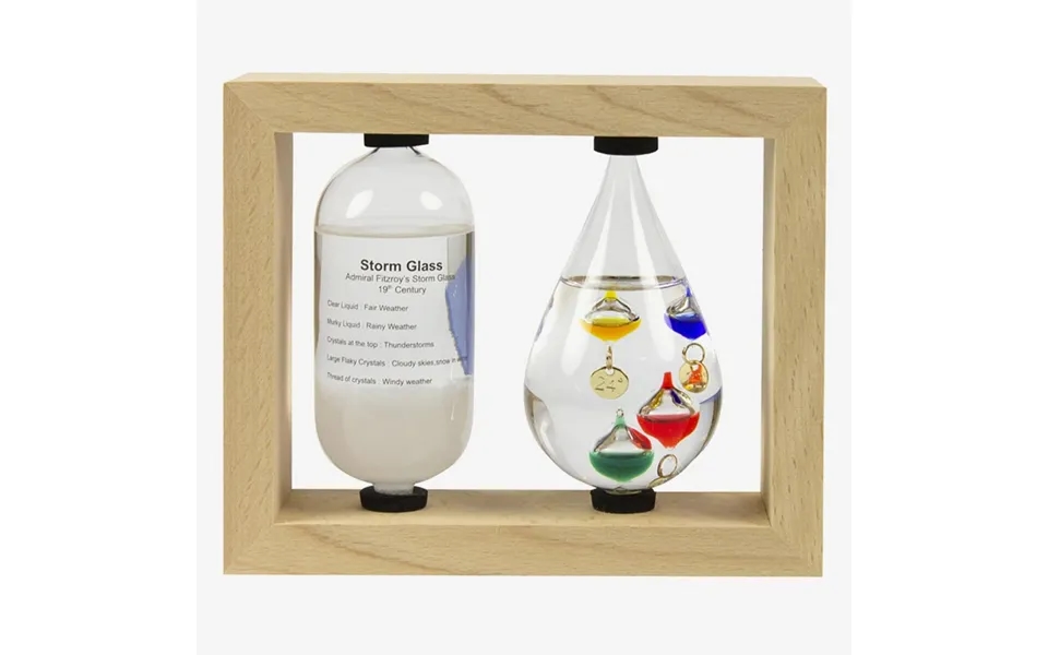 Galileo Thermometer And Storm Glass Weather Station