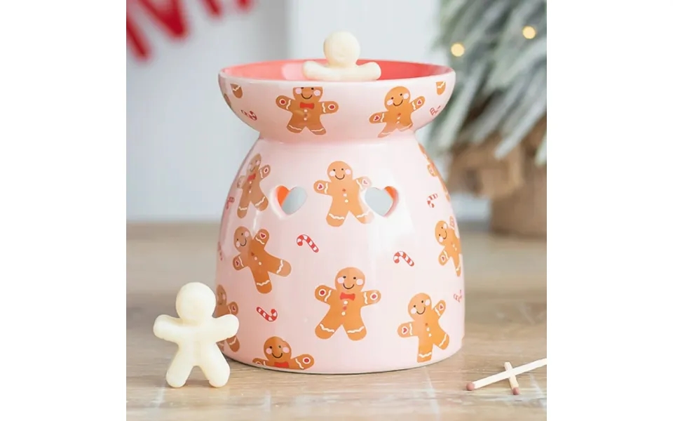 Gingerbread Men Wax Melt Burner Set