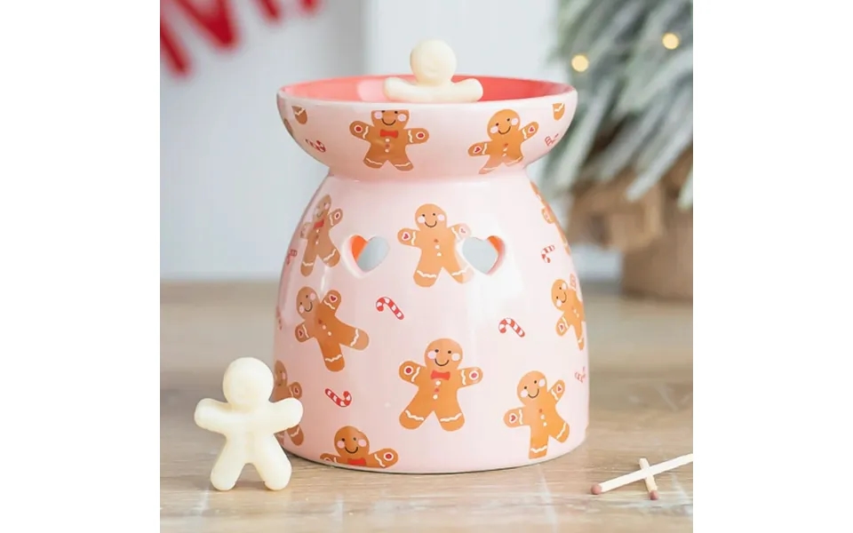 Gingerbread Men Wax Melt Burner Set