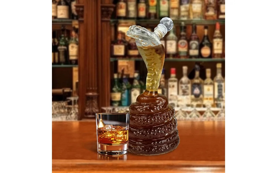 Glass Cobra Decanter