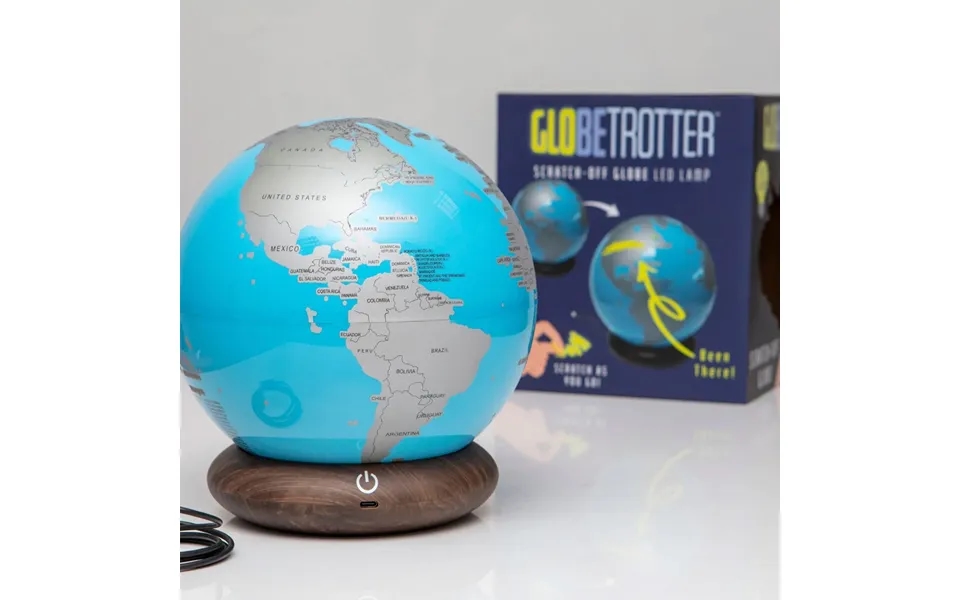 Globetrotter Scratch Off Globe Lamp