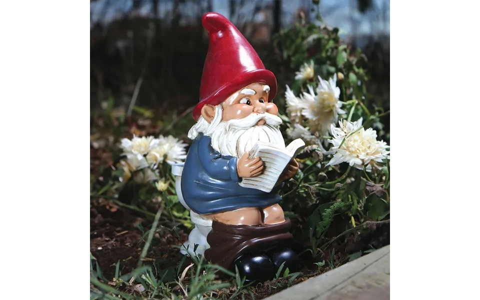 Gnome On The Throne Garden