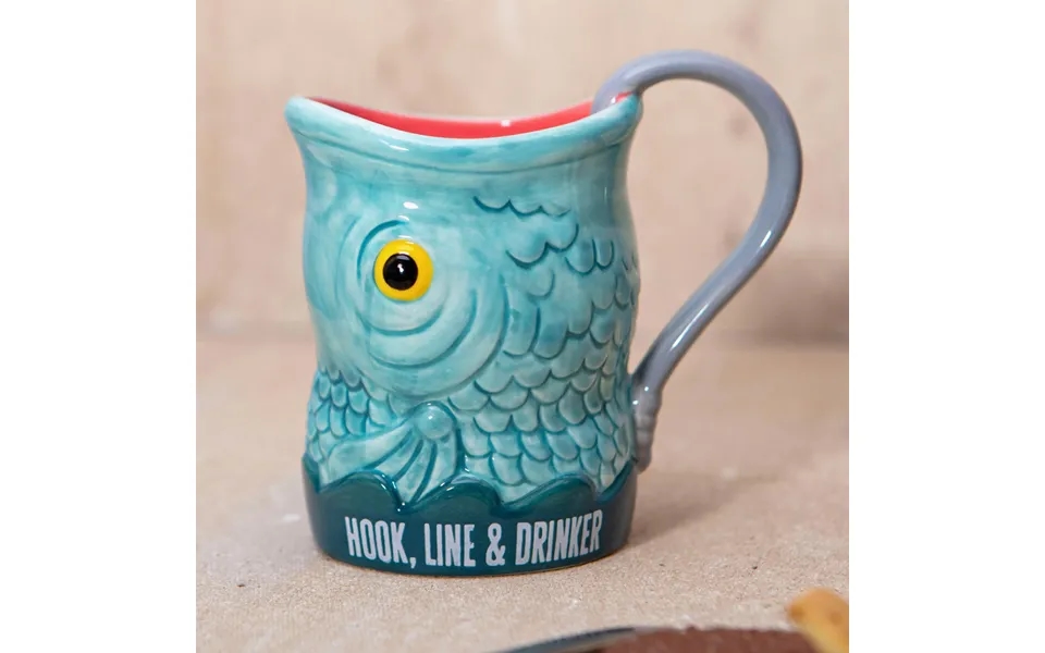Hook - Line & Drinker Fish Shaped Mug