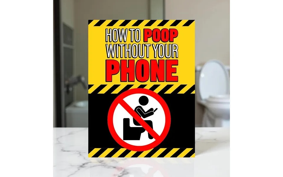How To Poop Without Your Phone Book
