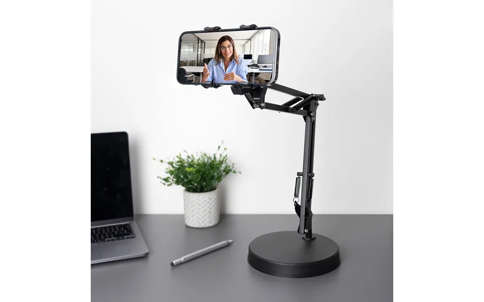 Ingenious Balanced Arm Phone Holder