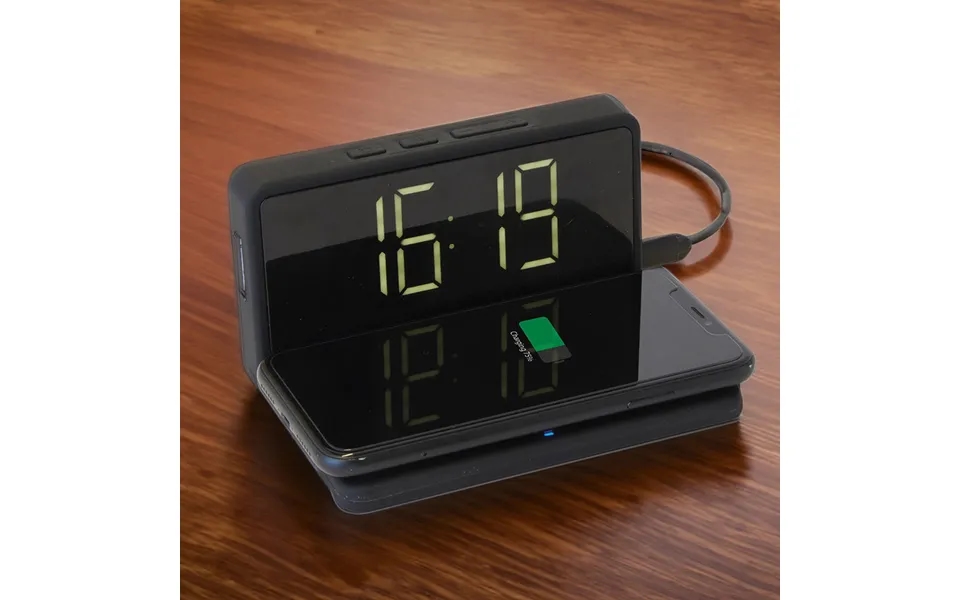 Ingenious Wireless Phone Charging Alarm Clock