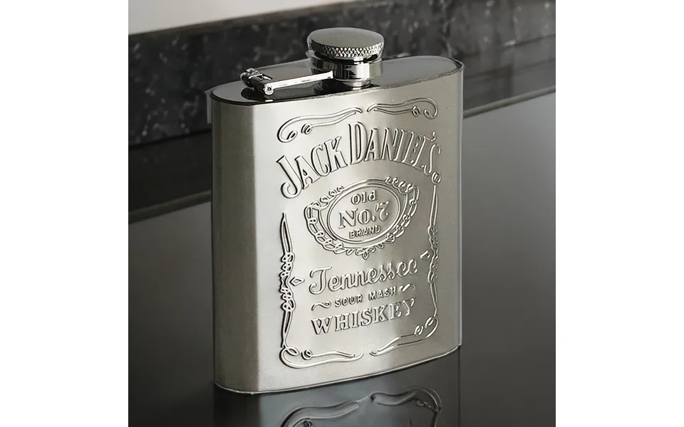 Jack Daniel's No. 7 Stainless Steel Hip Flask
