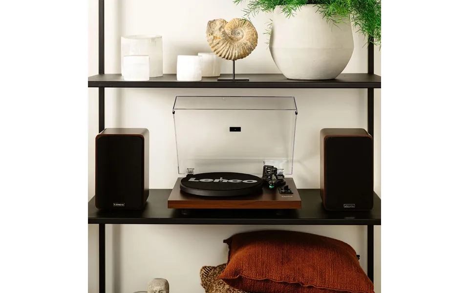 Lenco Ls-600 Turntable With Dual Speakers Wood