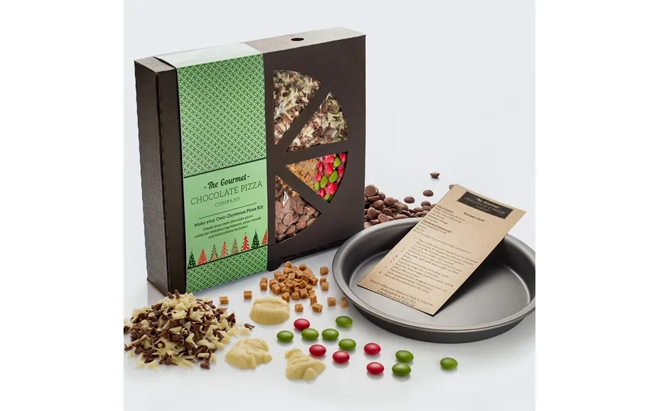 Make Your Own 7 Chocolate Christmas Pizza Kit