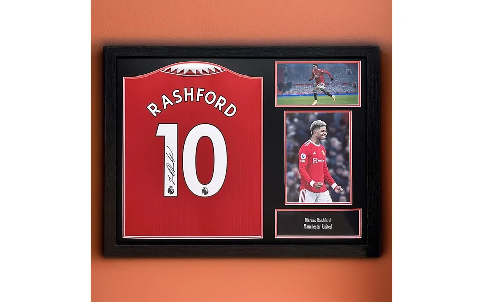 Marcus Rashford Signed Manchester United Shirt - Framed
