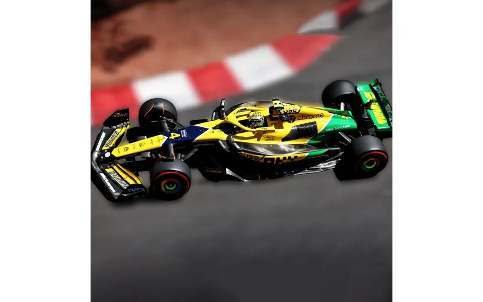 Mclaren Mcl38 Norris Senna Livery F1 2024 1 43 Scale Model By Bburago